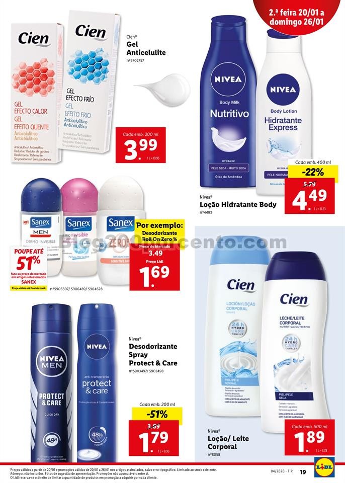 Antevisão Folheto LIDL Promoções de 20 a 26 jan