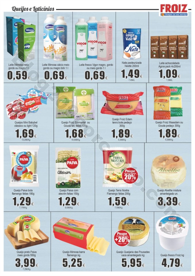 Antevisão Folheto FROIZ Promoções de 24 abril a