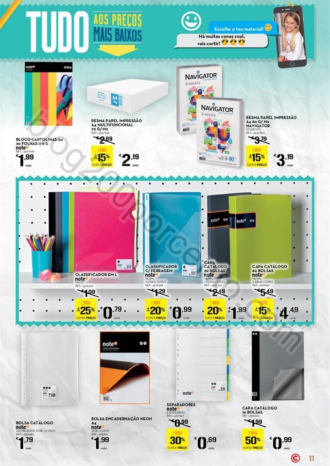 Antevisão Folheto MODELO Regresso às aulas de 18