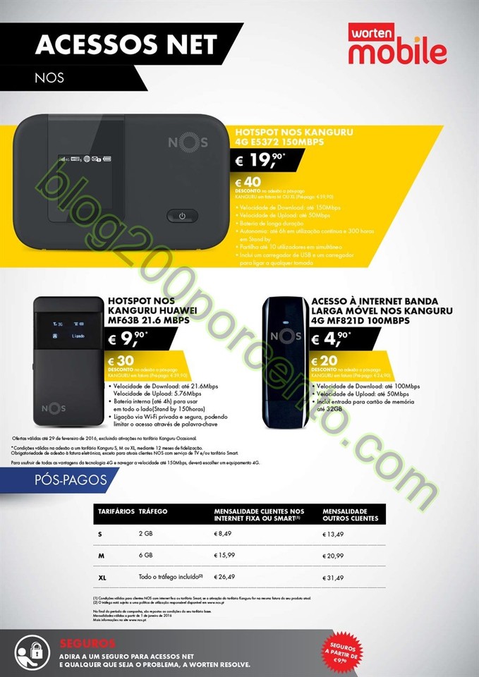 Antevisão Folheto WORTEN Mobile de 4 fevereiro a 