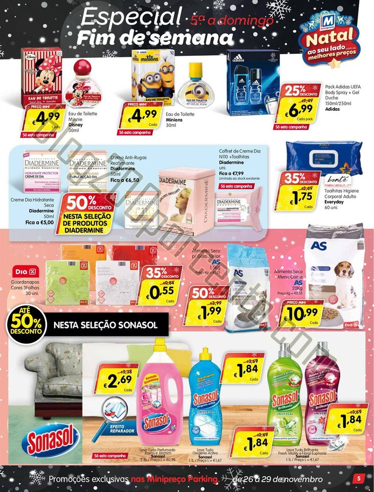 Antevisão Folheto MINIPREÇO Parking de 26 novemb