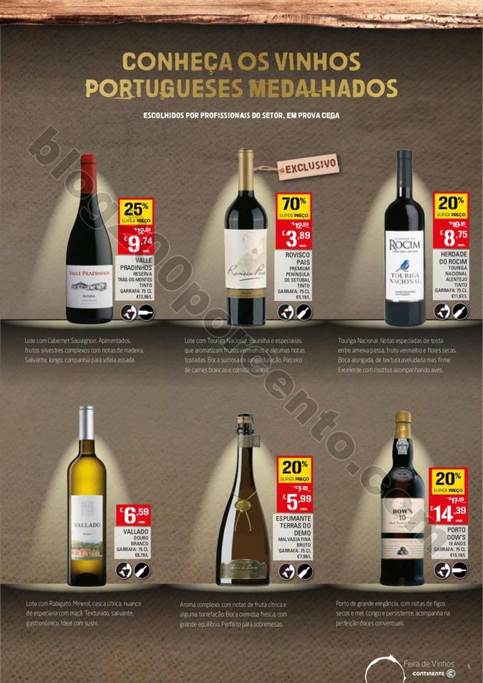 Antevisão Folheto CONTINENTE Vinhos promoções d
