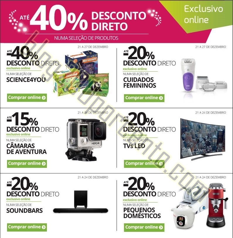 Antevisão descontos RADIO POPULAR até 40% descon