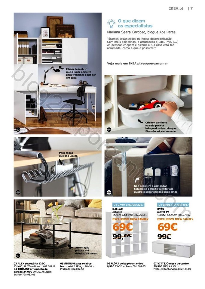 Antevisão Folheto IKEA Arrumação promoções de