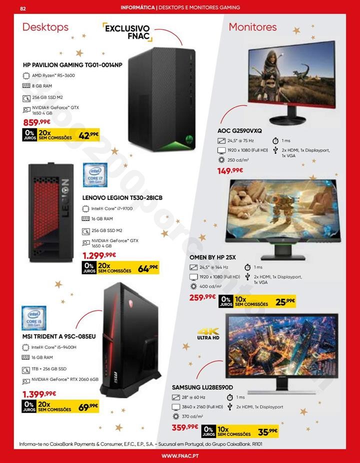 Antevisão Folheto FNAC Natal Tecnologia Promoçõ