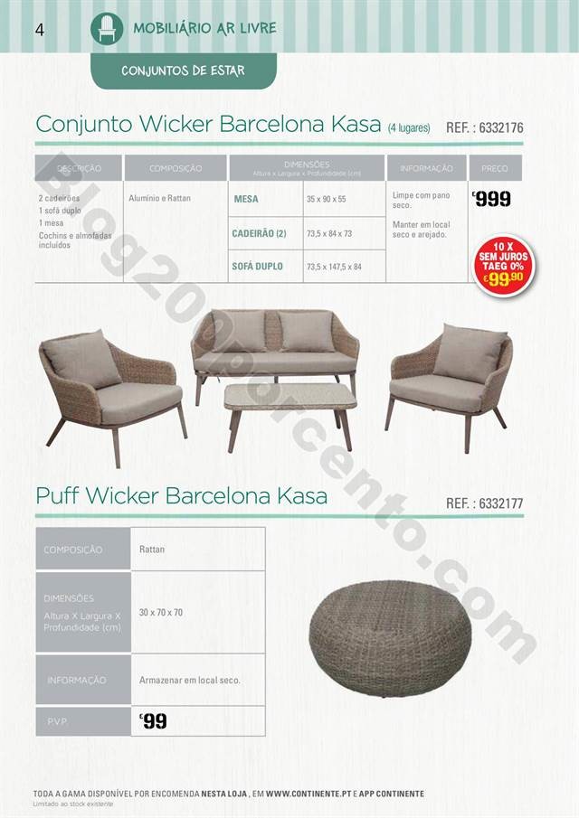 Antevisão Catálogo CONTINENTE Especial Ar Livre 