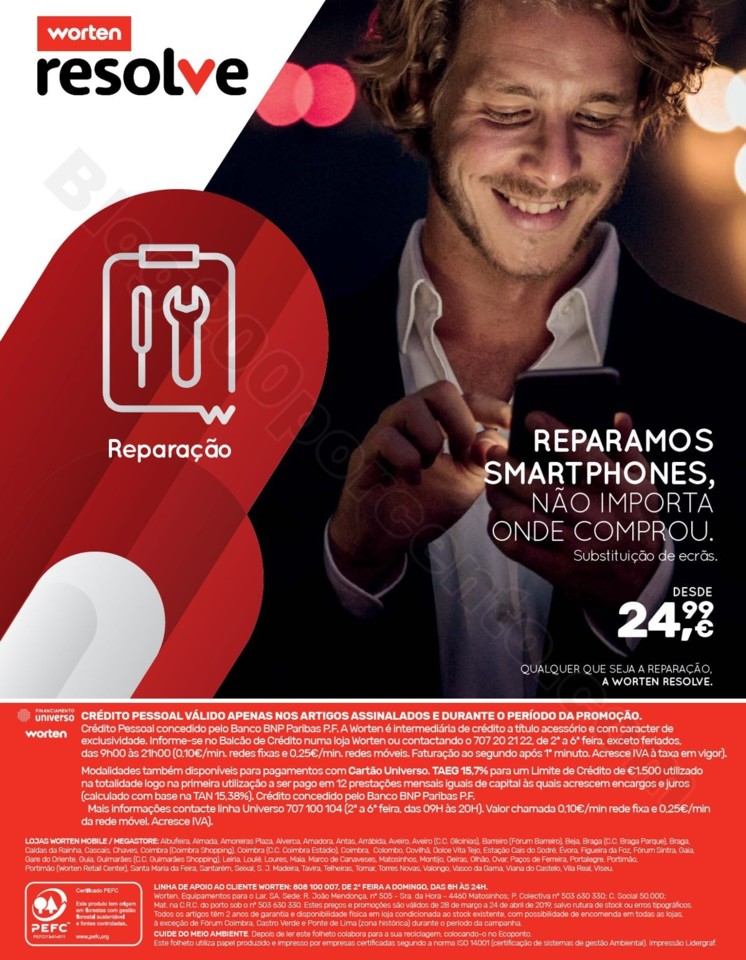 Antevisão Folheto WORTEN Mobile Promoções até 