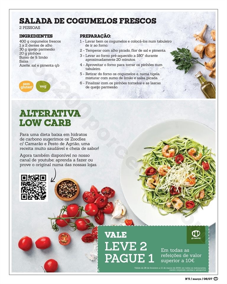Antevisão Folheto GO NATURAL Promoções de 26 fe
