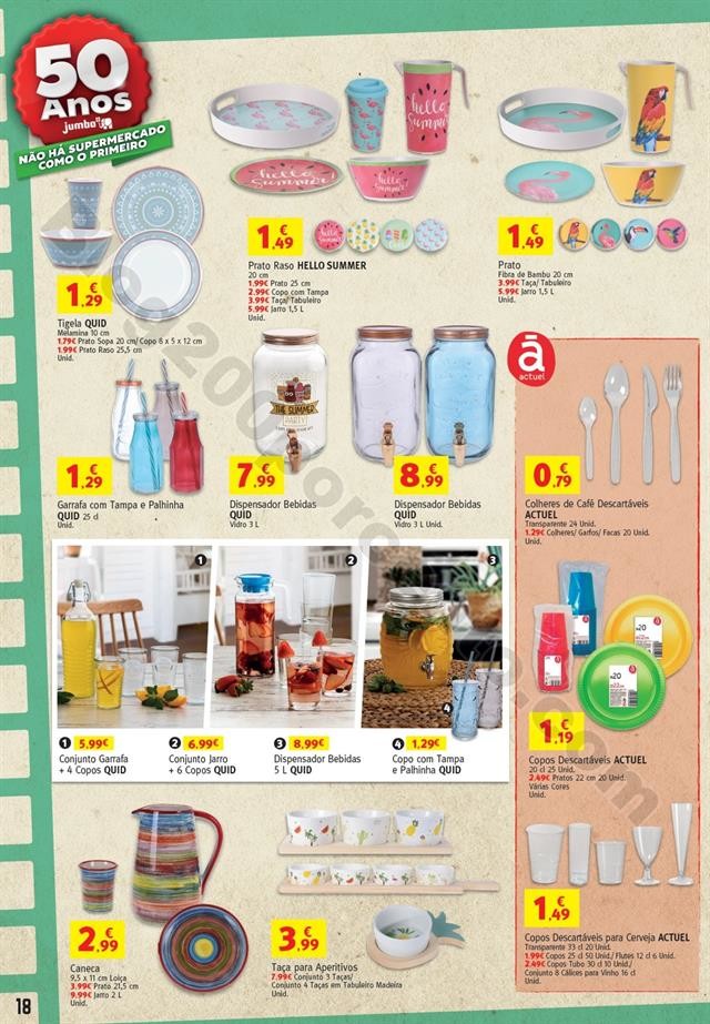 Antevisão Folheto JUMBO 50º Aniversário Promoç