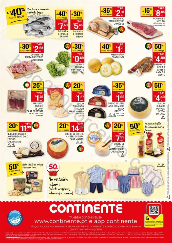 Antevisão Folheto CONTINENTE Fim de semana de 6 a