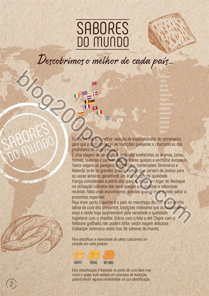 Novo Folheto CONTINENTE Queijos promoções de 4 a