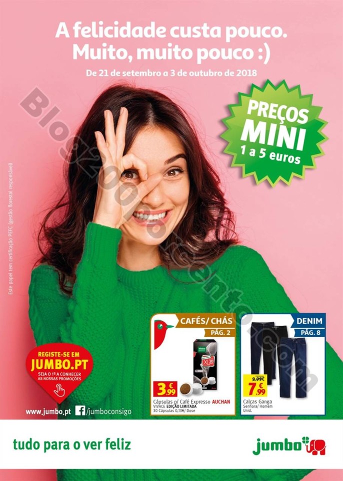 Antevisão folheto jumbo promoçoes + preços mini