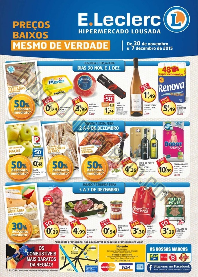 Novo Folheto E-LECLERC Lousada promoções de 30 n