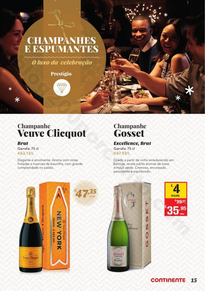 Antevisão Folheto CONTINENTE Bebidas Natal promo