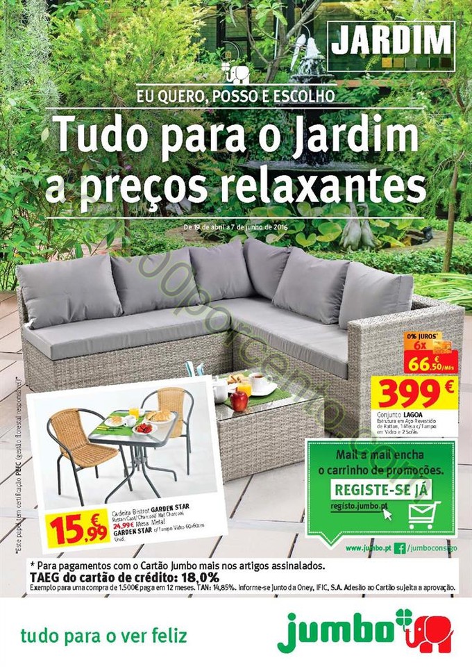 Novo Folheto JUMBO Jardim Promoções de 19 abril 