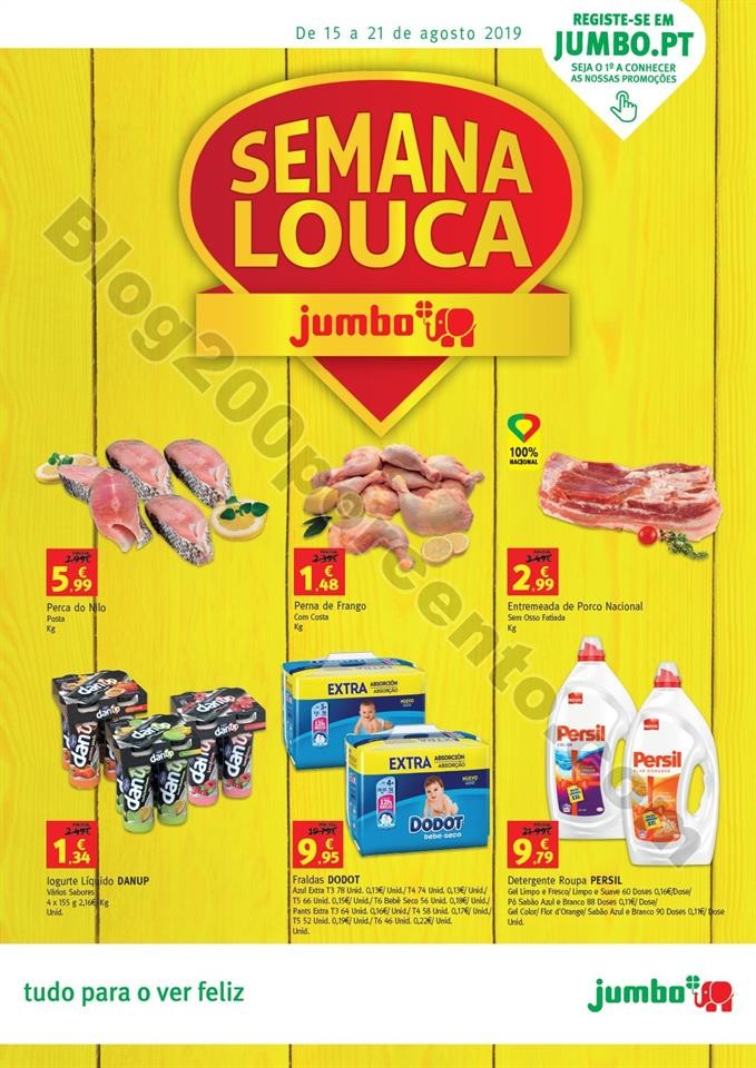 Antevisão Folheto JUMBO Semana Louca Promoções 