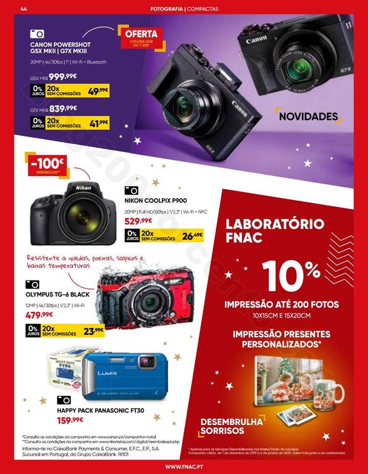 Antevisão Folheto FNAC Natal Tecnologia Promoçõ