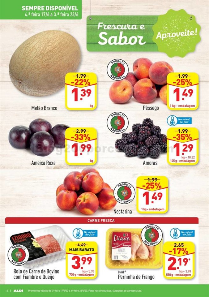 Antevisão Folheto ALDI Promoções de 17 a 23 ju