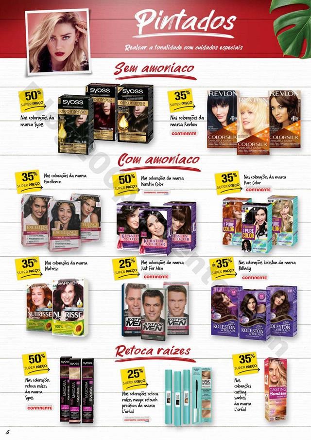 Antevisão Folheto CONTINENTE Cabelos Promoções 