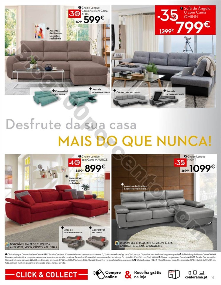 Antevisão Folheto CONFORAMA Promoções de 3 maio