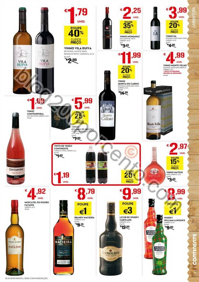 Antevisão Folheto CONTINENTE - MODELO Madeira de 