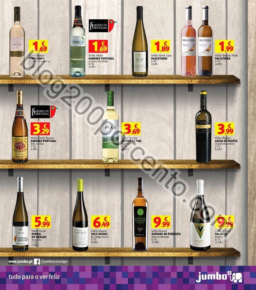 Antevisão Folheto JUMBO Vinhos promoções de 16 