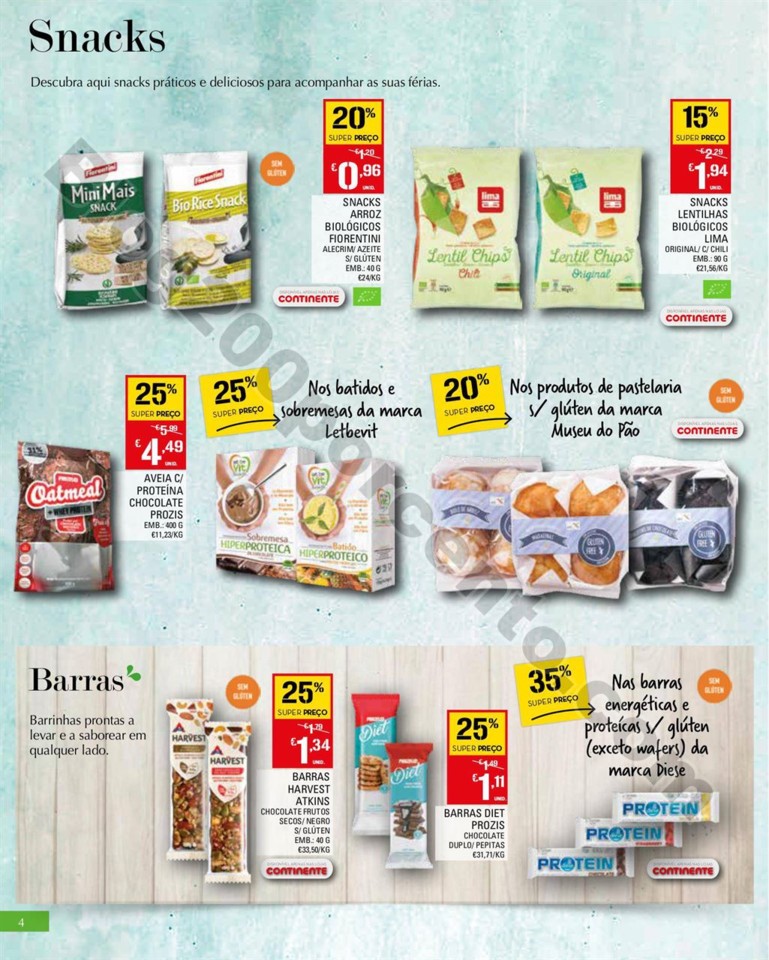 Antevisão Folheto CONTINENTE Bio e Saudável prom