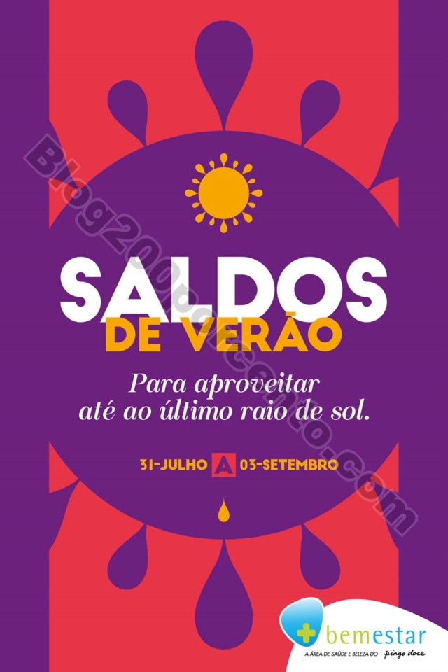 Antevisão Folheto PINGO DOCE - BEM ESTAR Saldos d