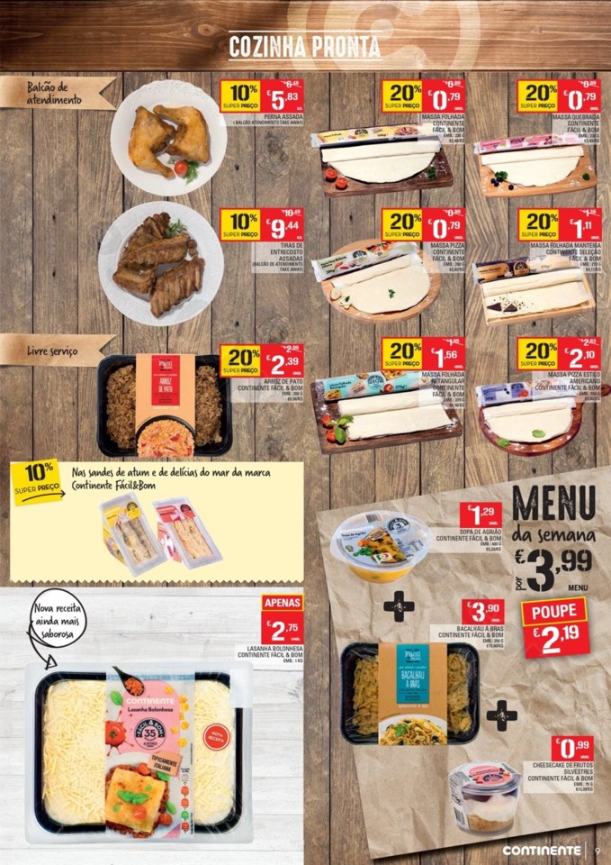 Antevisão Folheto CONTINENTE Promoções 9 a 15 a