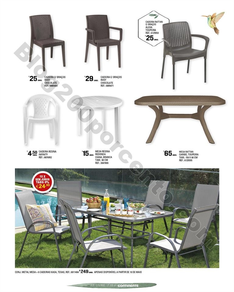 Antevisão Folheto CONTINENTE Feira ar livre promo