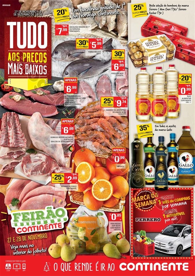 Antevisão Folheto CONTINENTE Promoções de 27 no