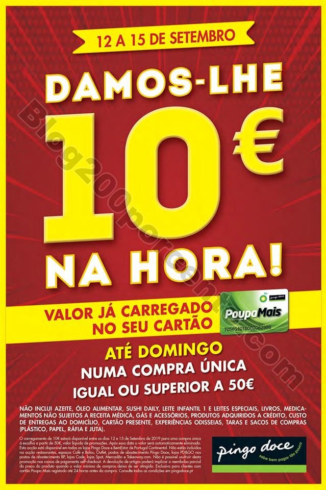 Folheto PINGO DOCE Fim de semana 12 a 16 setembro 