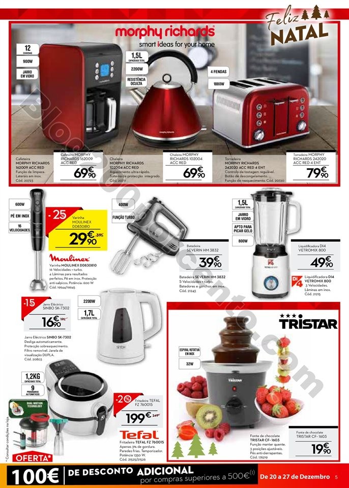 Antevisão Folheto CONFORAMA Natal promoções de 