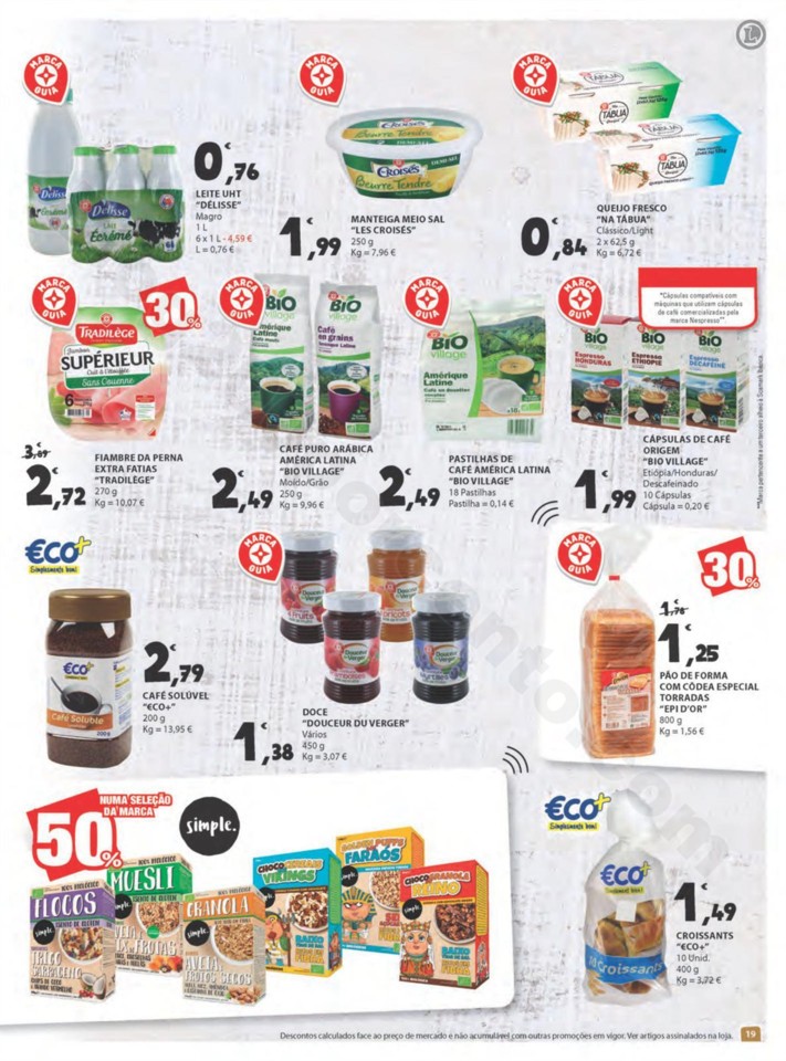 Antevisão Folheto E-LECLERC Promoções de 14 a 2