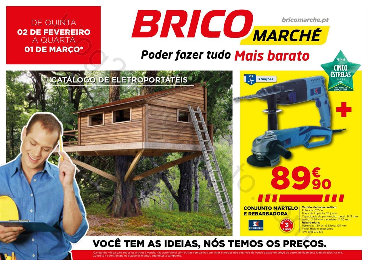 Antevisão Folheto BRICOMARCHÉ Promoções de 2 f