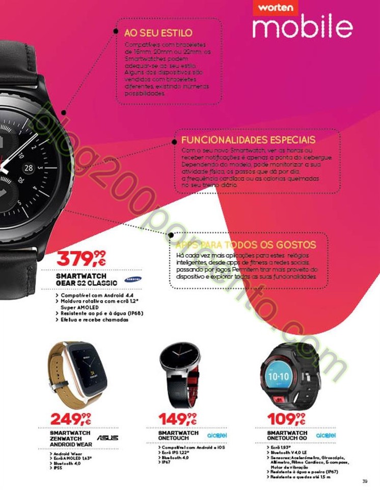 Antevisão Folheto WORTEN Mobile promoções de 11