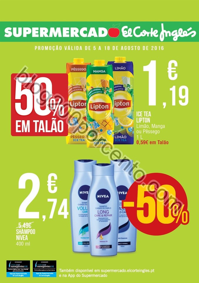 Antevisão Folheto EL CORTE INGLÉS Promoções de
