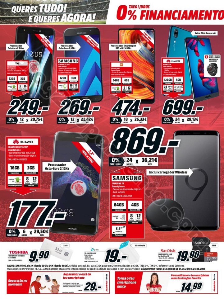 Antevisão Folheto MEDIA MARKT Financiamento Promo