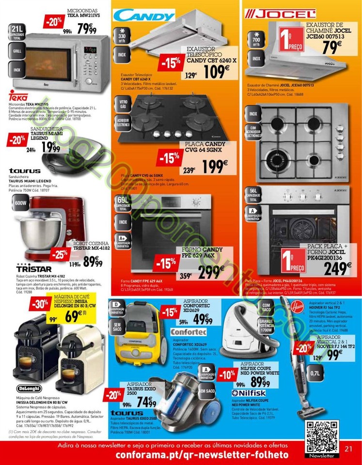 Novo Folheto CONFORAMA Promoções de 17 a 31 mar