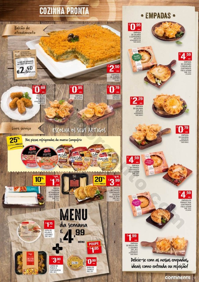 Antevisão Folheto CONTINENTE Promoções de 3 a 9