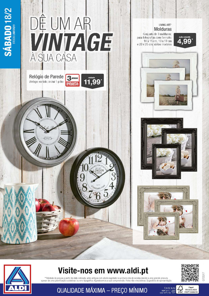 Antevisão Folheto ALDI Promoções a partir de 15
