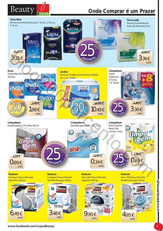 Novo Folheto BEAUTY STORES Promoções de 5 janeir