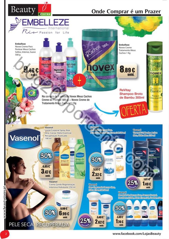 Novo Folheto BEAUTY STORES Promoções de 27 maio 