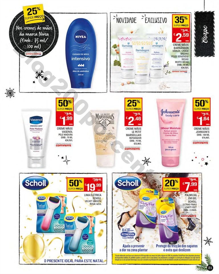 Antevisão Folheto CONTINENTE Fim de ano em Beleza