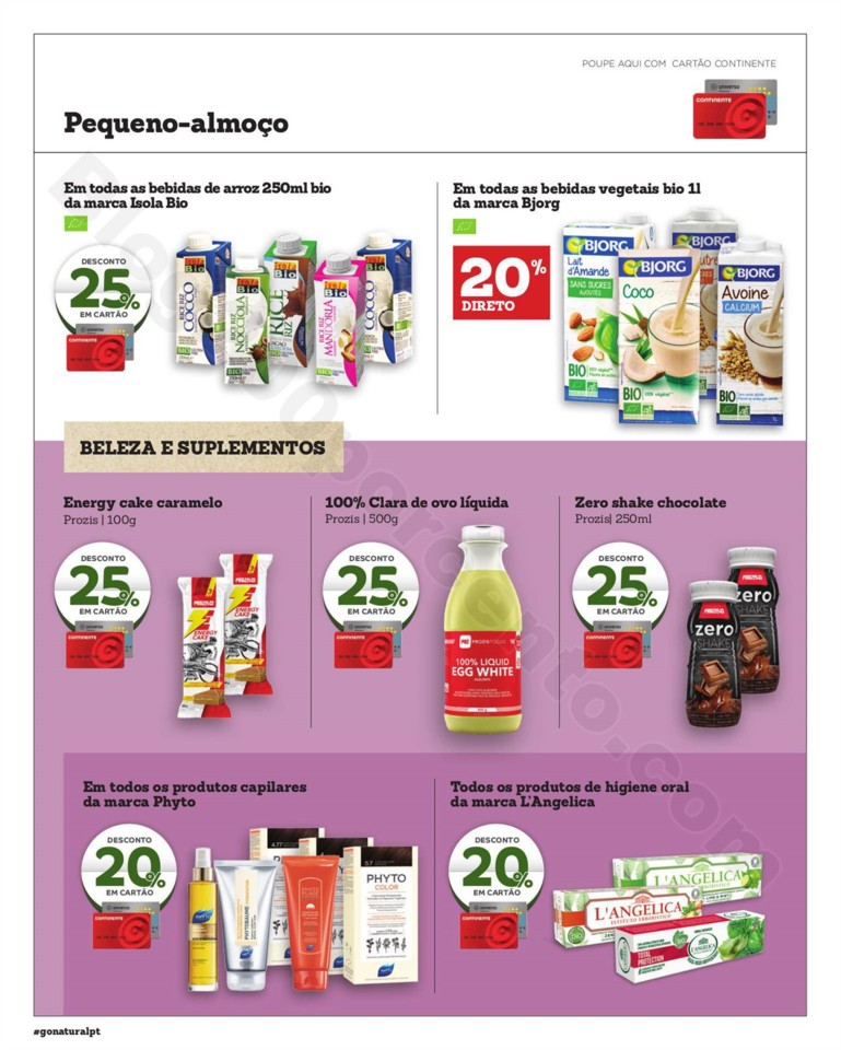 Antevisão Folheto GO NATURAL Promoções de 9 a 2