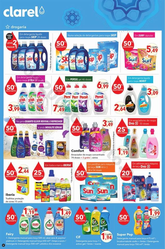 Antevisão Folheto CLAREL Promoções de 20 junho 