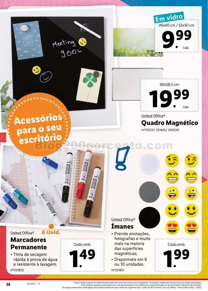 Antevisão Folheto LIDL Regresso às Aulas Promoç