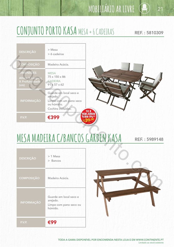 Novo Folheto CONTINENTE Ar Livre até 15 agosto p2