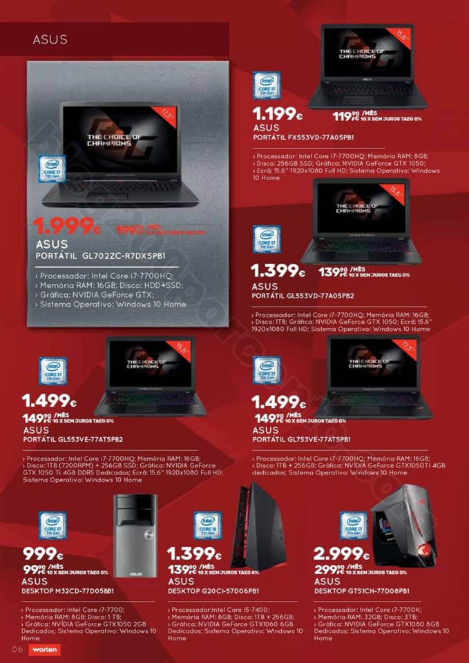 Novo Folheto WORTEN Gamer promoções até 22 nove