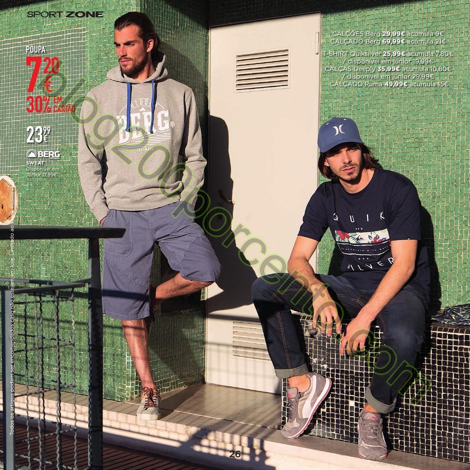 Novo Folheto SPORT ZONE promoções de 9 março a 